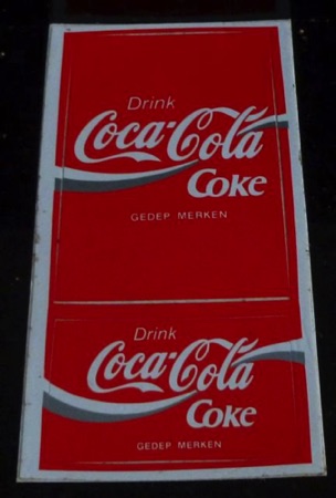 5531-1 € 2,50 coca cola sticker 5x10cm